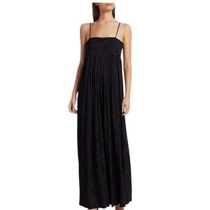 Staud Pleated, Ultra Wide Leg Jumpsuit with Pleated Empire Waist and Pockets!